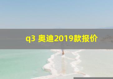 q3 奥迪2019款报价